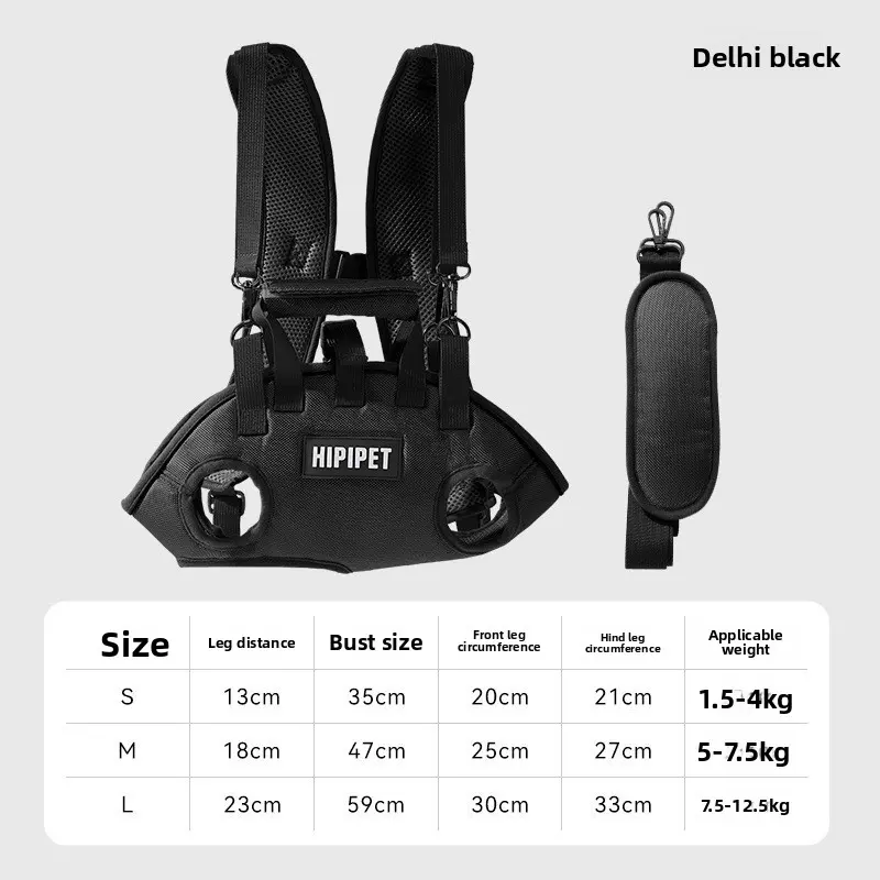 Delhi Black - Shoulder and Crossbody Bag