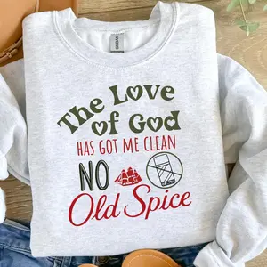 Life gave me lemons but my Jesus making lemonade Shirt, The Love of God Has Got Me Clean No Old Spice tee, Perfect Fit for