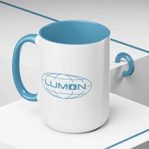Lumon Severance Mug (Blue Logo) - Collectible TV Show Cup Severed SVRD Floor Fictional Corp Fan Gift Helly Innie Outie Coffee Cup 11oz 15oz