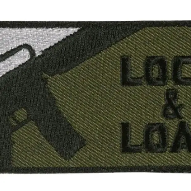 Lock and Load - Green 3.5" x 1.75"