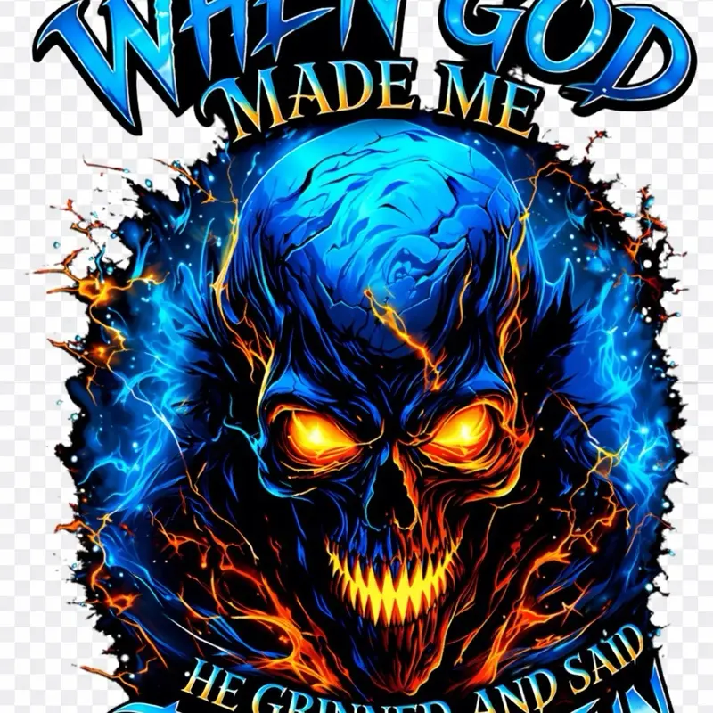 When god made me…..He Grinned!