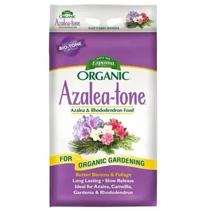 Espoma Organic Azalea-Tone Garden Fertilizer, 18 lbs, for Azalea & Rhododendron Flowers, Slow Release
