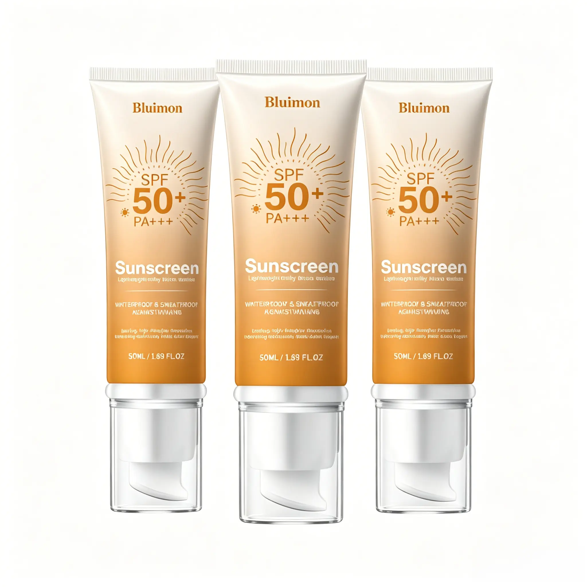 Alcohol-Free Daily Facial Sunscreen - High SPF 50+, Lightweight Face Sun Protection, Summer Skincare Essential for Vacation