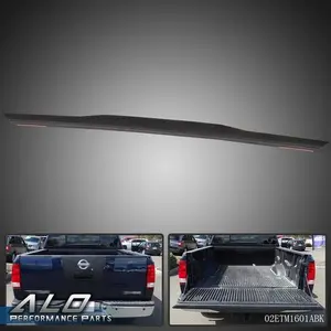 Fit For 04-12 Nissan Titan ABS Tailgate Molding Top Protector Cap Cover Black