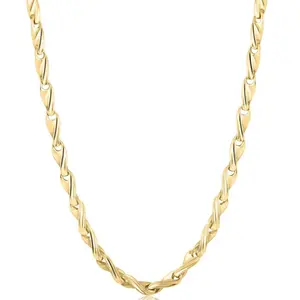 Solid 14k Yellow Gold Men's 22" Chain Necklace 49 Grams 4mm Thick