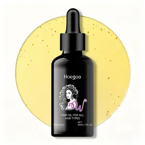 Rosemary Hair Oil for Dry Damaged Hair, Scalp Nourishing Hair Serum with Argan Oil & Olive Oil, Frizz Control, Split End Care, Moisturizing and Smoothing Hair Treatment, 30ml