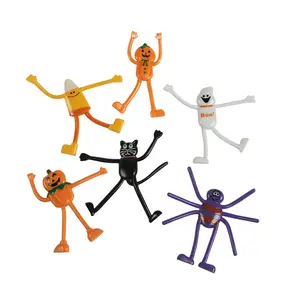 3" - 3 1/2" Halloween Creature Character Bendable Toys - 24 Pc.