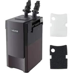 VEVOR 528GPH Canister Filter, 5 - Stage External Aquarium Filter with Powerful Pump, Water Circulation Cleaning Machine with Media for Large Fish Tanks and Aquariums Up to 150 Gallons, for FreshwaterVEVOR Super Brand Day