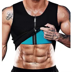 Men's sweat-wicking workout compression suit with zipp for shaping and slimming