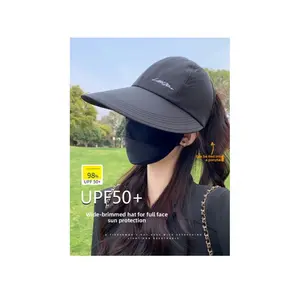 Unisex 1-Pack UPF Sun Protection Baseball Cap - Lightweight, Adjustable Velcro Closure, Wide Brim