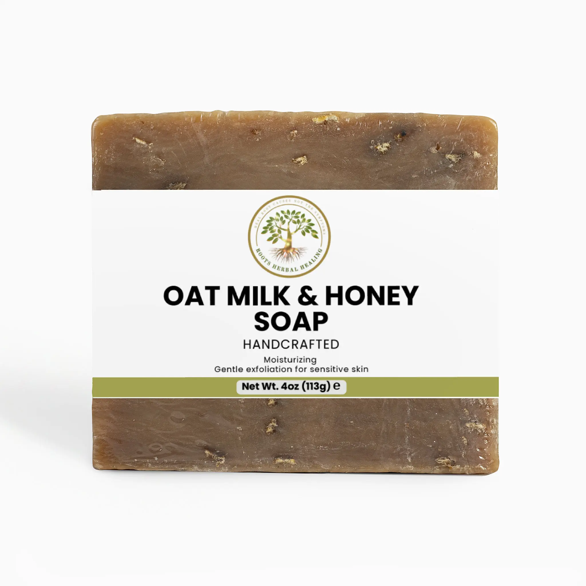 Handcrafted Oat Milk & Honey Soap 113g - Nourishing Formula for Sensitive Skin - Gentle Exfoliation & Summer Fragrance - Natural Skincare Solution - USA Made