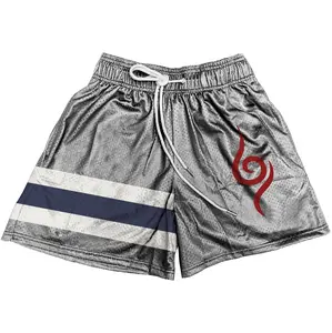 Anbu Naruto Shorts Men's Basketball Shorts Workout Sport Knee Pants with Pockets Athletic Sweat Walking Summer Shorts