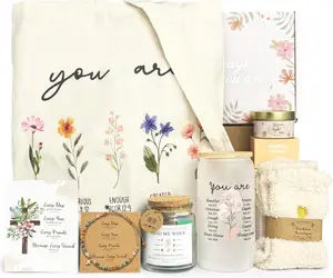 Inspirational Christian Gifts for Women - Unique Religious Birthday Gift Set with Bible Accessories & Faith-Based Glass Cup - Perfect Catholic Gift for Her