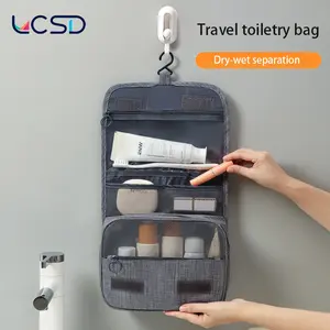 LCSD Large Capacity Travel Toiletry Bag Hanging Design Multi-functional Storage for Jewelry Shoes Clothes Travel Essentials Bag
