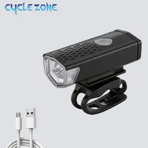 Bike Front Lights USB Rechargeable LED Bicycle Lamp for Night Riding MTB Headlight Flashlight Safety Cycling Accessories 3 Modes