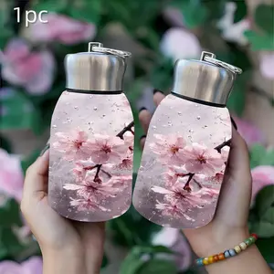 10.5oz Stainless Steel Vacuum Insulated Water Bottle with Lid and Handle, Perfect for Hot or Cold Beverages, Travel and Camping Gift