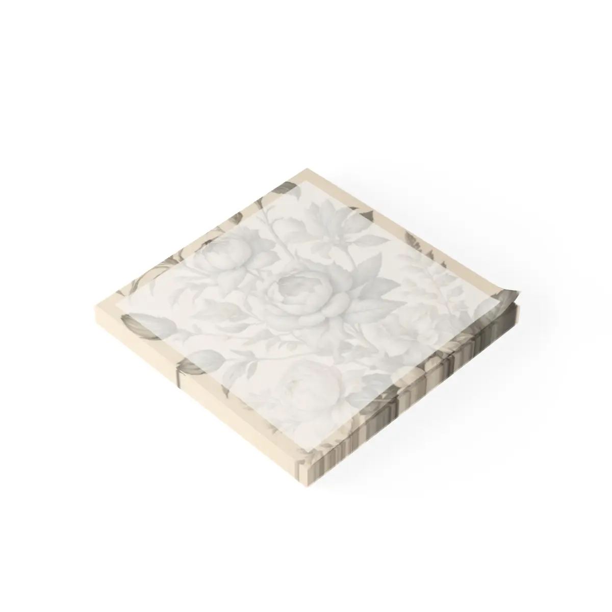 Vintage Floral Botanical Post-it® Note Pad, 3x3 or 4x4 Designer Sticky Notes