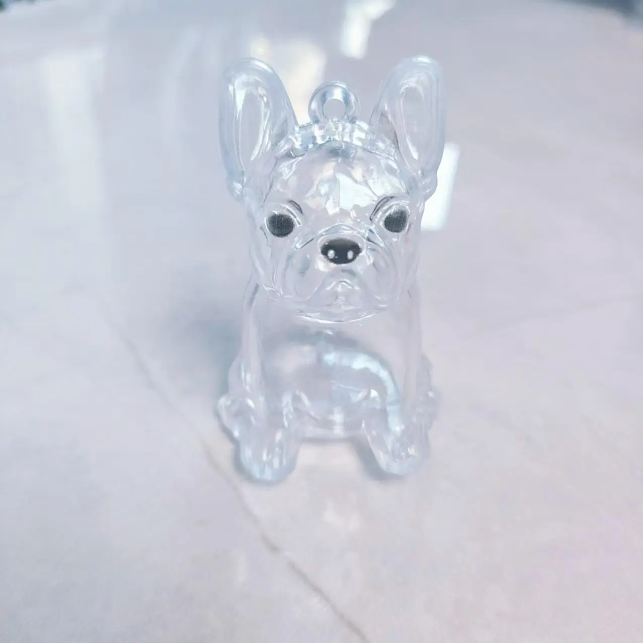 LAST STOCK Pet fur Pet loss Translucent Pet Hair Keychain Pendant - Keychain Attachment, Pet memorial gift,Pet lover,Cute design,Gift-Ready Commemorative Box, Pet Hair Storage Capsule Bag, Decorative Collectible Capsule for Cats and Dogs