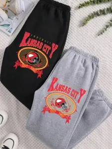 #Kansas Logo Football Unisex Sweatpants, Casual Trending Men's Underwear, Best Gift For Men, Women