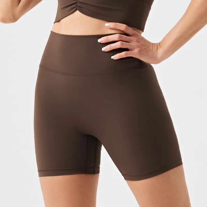 Dusk Yonder Women's High Waist Seamless Butty Lifting gym shorts for women Quick-Dry Biker Shorts Recycled Gym Running Pilates Eco-friendly Nylon Blue Black pink out football game outfits gym outfits gym stuff women volleyball training underwear