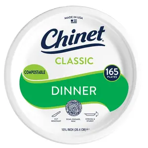 Chinet Classic Dinner Paper Plate, 10.38" (165 ct.)