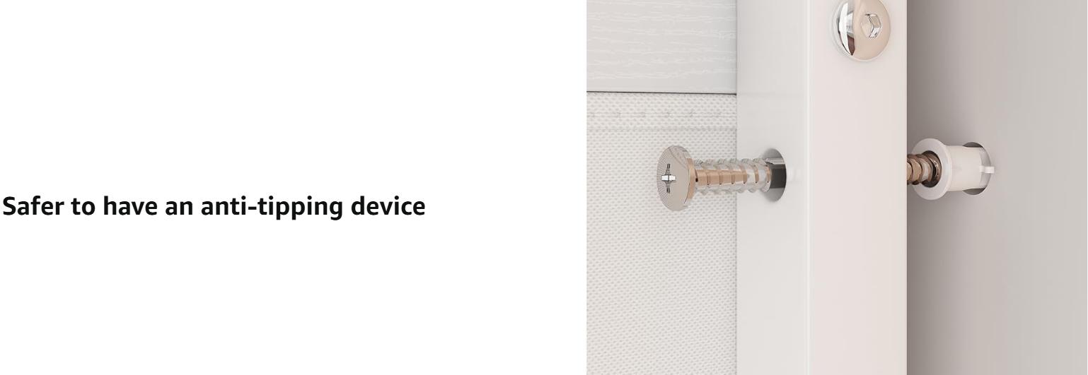 Raybee 55" Modern Dresser with 9 Fabric Drawers & LED Light,65 inch TV Stand with Built-in Power Outlet, Multifunctional Vanity Console & Entertainment Center for Living Room, Bedroom, Apartment, Smart Storage Organizer, Luxury Housewarming Gift for Women