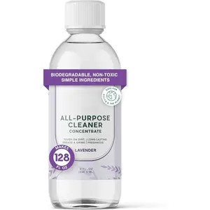 -Purpose Cleaner Concentrate | Multi-Surface Cleaner |  Lavender Essential Oil | Multipurpose Cleaner Concentrate  Surfaces | Lavender | 8oz makes 128oz