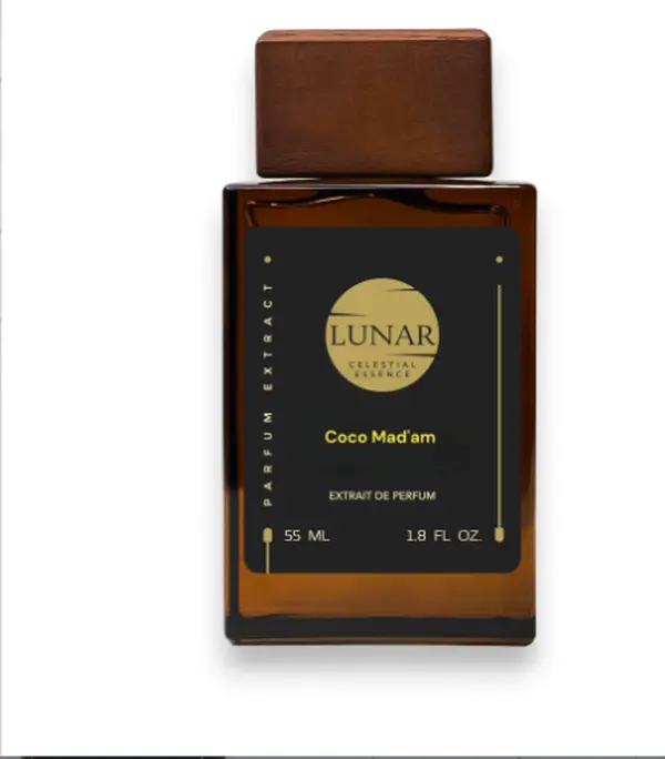 LunarCo Coco Mad'am top notes Orange, Mandarin Orange, Bergamot for Women Eau de Parfum Spray, 1.8 Ounce
