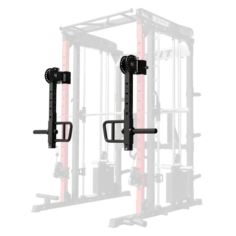RITFIT LAM2 Lever Arm Attachment - Heavy-Duty Steel Frame, Adjustable Arms, Dual-Side Load Strength Training Accessory for Home Workout Station Lat Pulldown System (Exclusive for M2 Equipment)