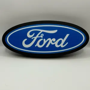 Ford Motor Company Light Up LED Sign for Motor Enthusiasts - Perfect for Displaying Your Passion Lighting Modes Adjustable Room