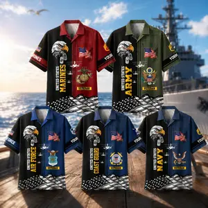 Premium US Veterans Hawaiian Shirt With Pocket DUHW00029