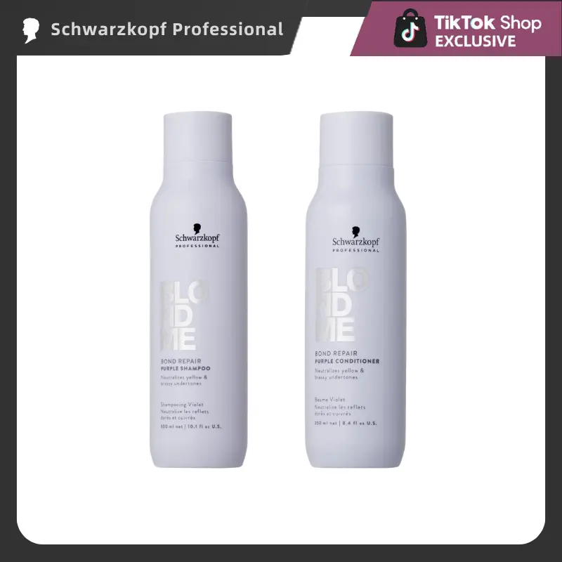 Schwarzkopf Professional BLONDME Bond RepairPurpleshampoo+Conditioner Schwarzkopf Professional BLONDME Bond RepairPurpleshampoo+Conditioner