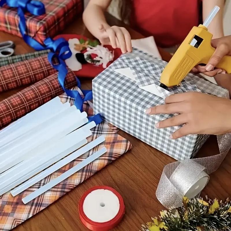 High-Strength Hot Melt Glue Stick 7mm, Strong Adhesion, Strong Adhesive for Paper Wood Plastic Glass Ceramic, Perfect for DIY Crafts