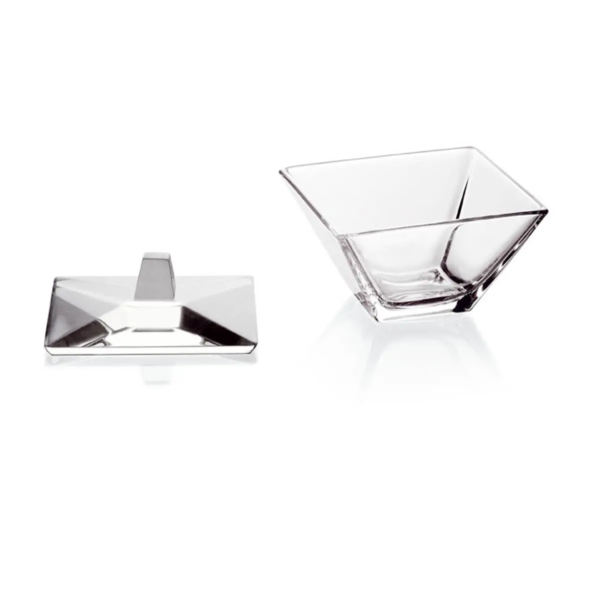 212 MAIN Square Form Candy Box with Cover, Dishwasher-Safe Containers, Ideal for Everyday Office & Gift Use