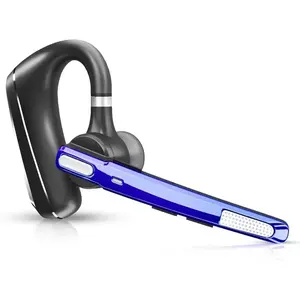 Headset V5.0,   Earpiece 24Hrs HD Calling,CVC8.0 Dual Mic Noise Cancelling, Hands-Free  Earphone for Driving/Business/Office (Blue)