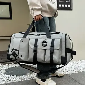 High-capacity football travel backpacks Dye wet and separated sports bag, independent shoes Back-slit zipper bag Travel Self-service bagRAIMENTRY