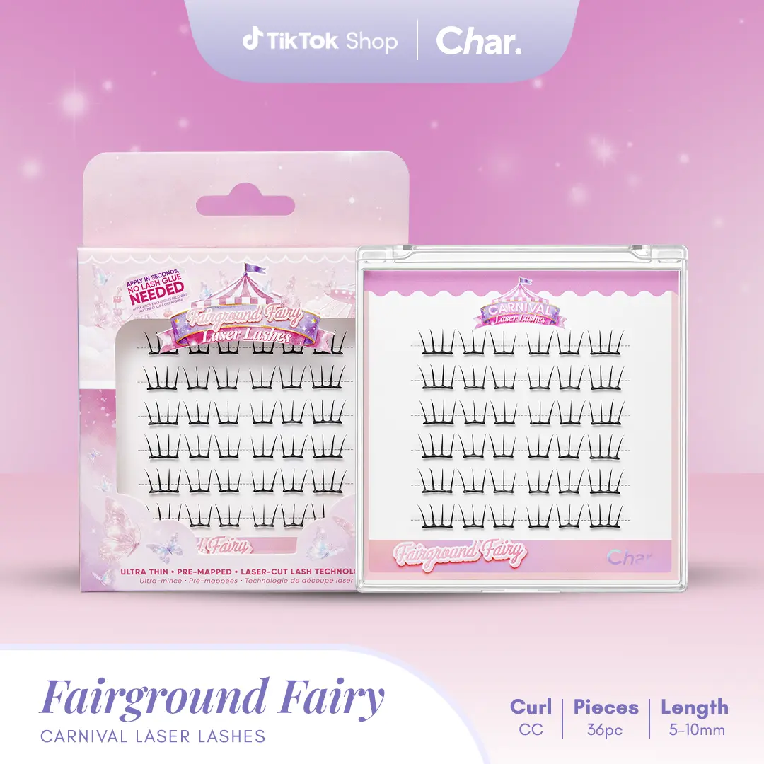 Fairground Fairy - Pre-Glued Lashes, Laser-cut Technology CC-Curl 5 - 10 mm
