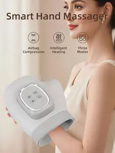 Glove-Style Hand Massager with Airbag & Hot Compress - Wireless Portable Intelligent Control for Office & Daily Relaxation