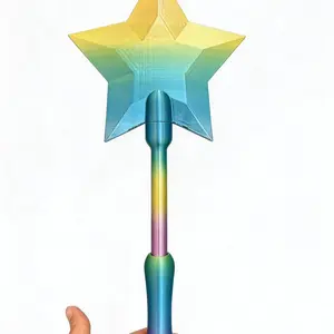 New Printed Wand Tap to Pay Card Holder, Non-Contact Payment Clip, Cute Star Shape, Bank Card Storage, Adorable Design