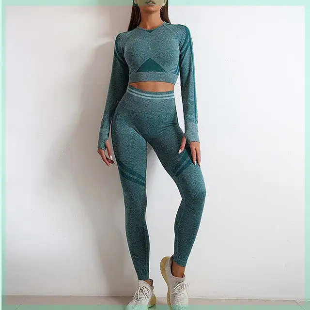 Seamless Sports Set Workout Outfit