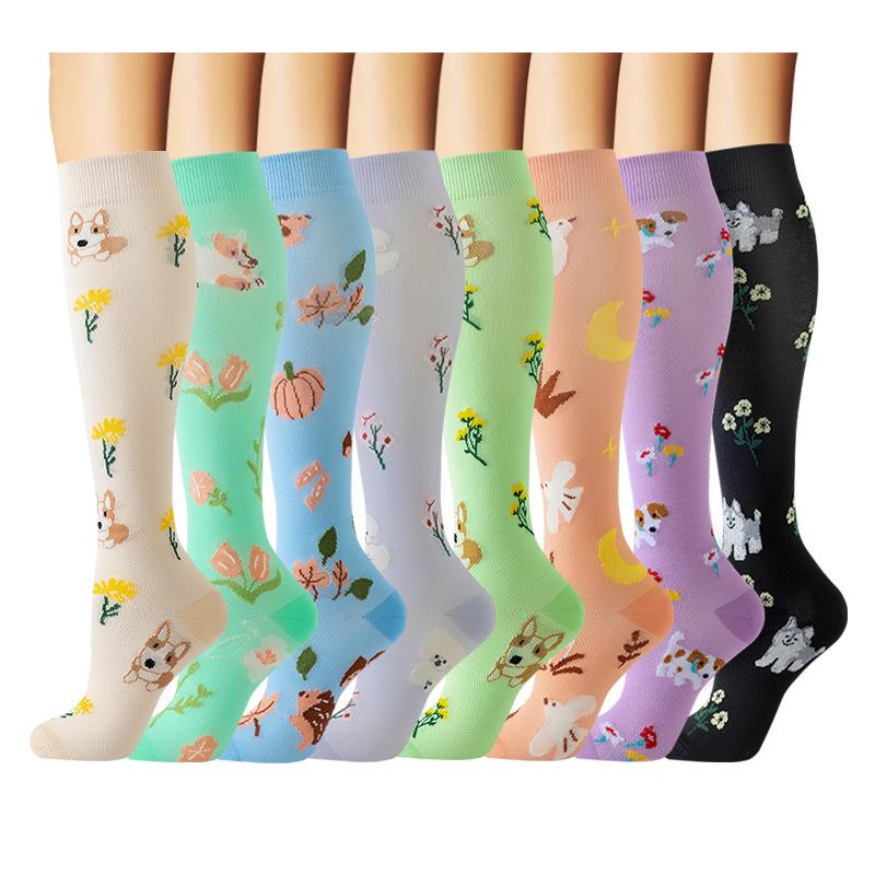 New pressure socks combination set sports stockings yoga socks compression socks calf socks