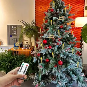 Remote Controlled Flameless Candles for Christmas Tree - Perfect for Festive Decor & Easy Operation