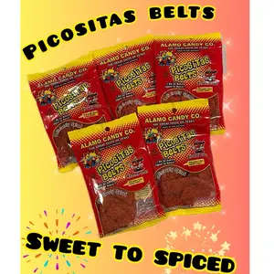 Picositas Belts Strawberry Chili Snack Candy Sweet Spicy