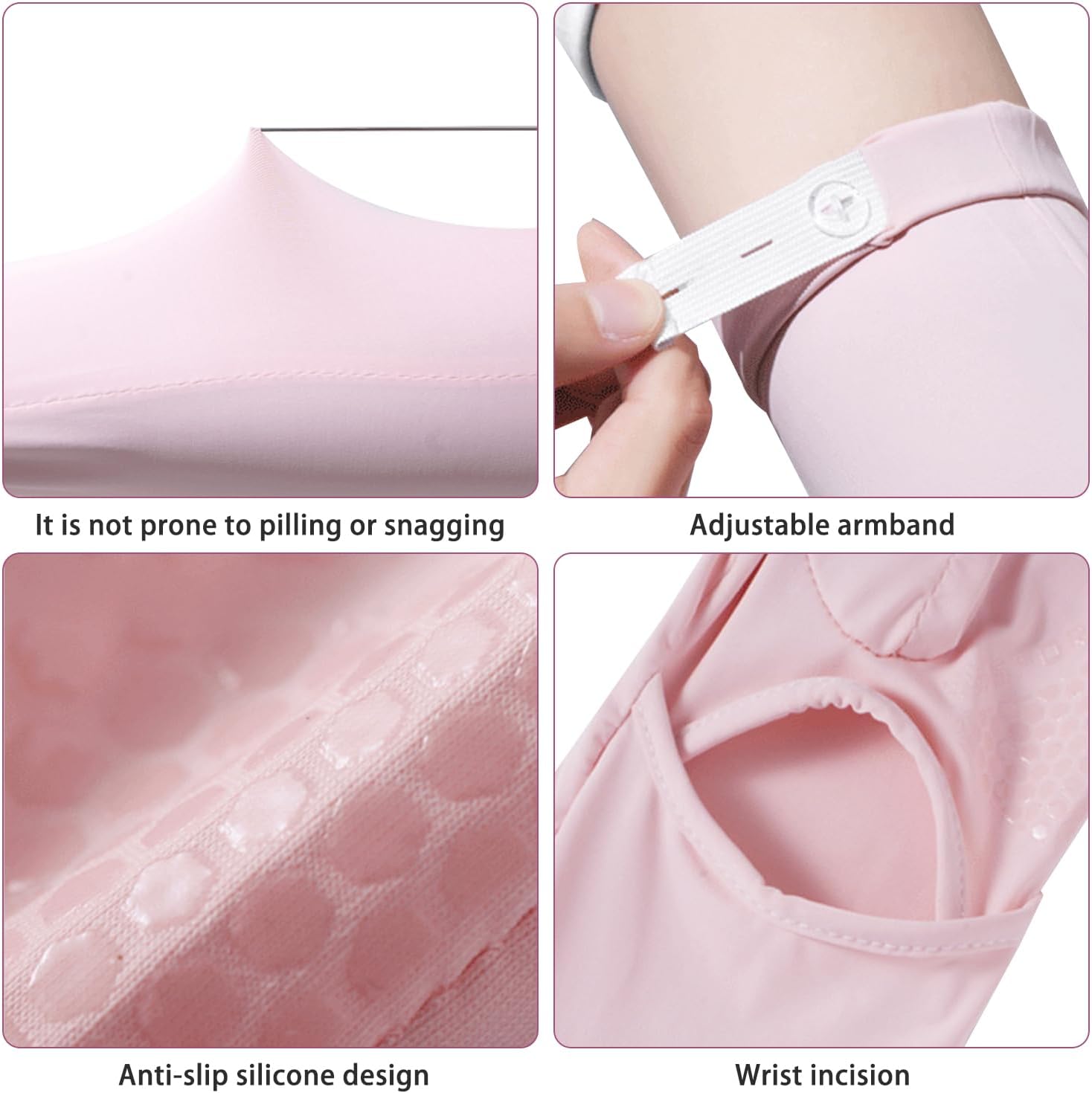 UV Protection Driving Gloves for Women, Full Arm Sun Protection Sleeves with Finger Holes for Outdoor Activities