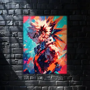 Bakugo Katsuki My Hero Academia Anime Wall Art Poster, Modern Wall Art, Anime Gifts, Wall Decor