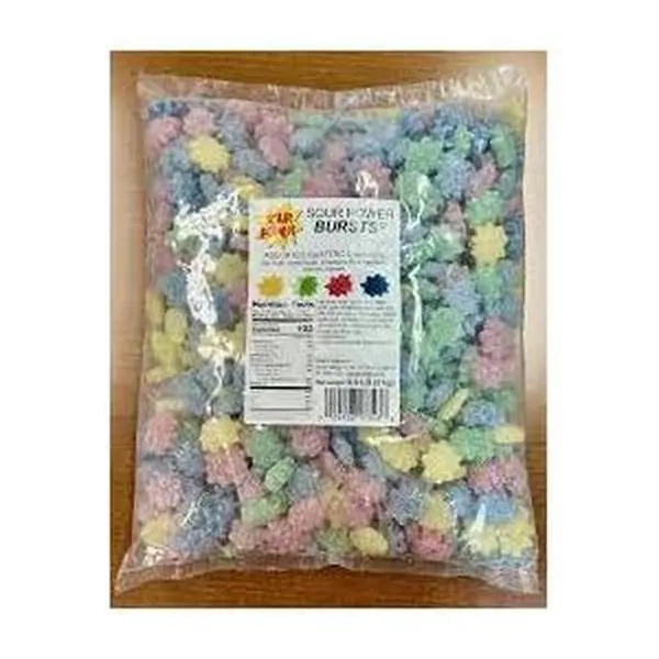 Dorval Quattro Assorted Gummy Sour Power Bursts 6.6 lb