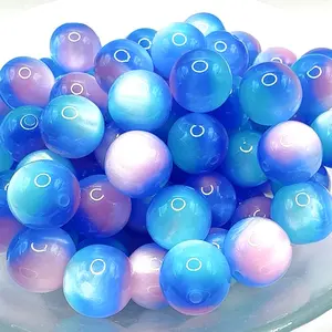 Cateye 16mm Chunky Acrylic Bead Set of 5