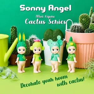 All Series Sonny Angel Mini Figures – Cactus Series | Charming Kawaii Collectible | Blind Box Mini Figure | Cute Phone & Desk Decoration | Great Gift for Fans of Cute Collectibles