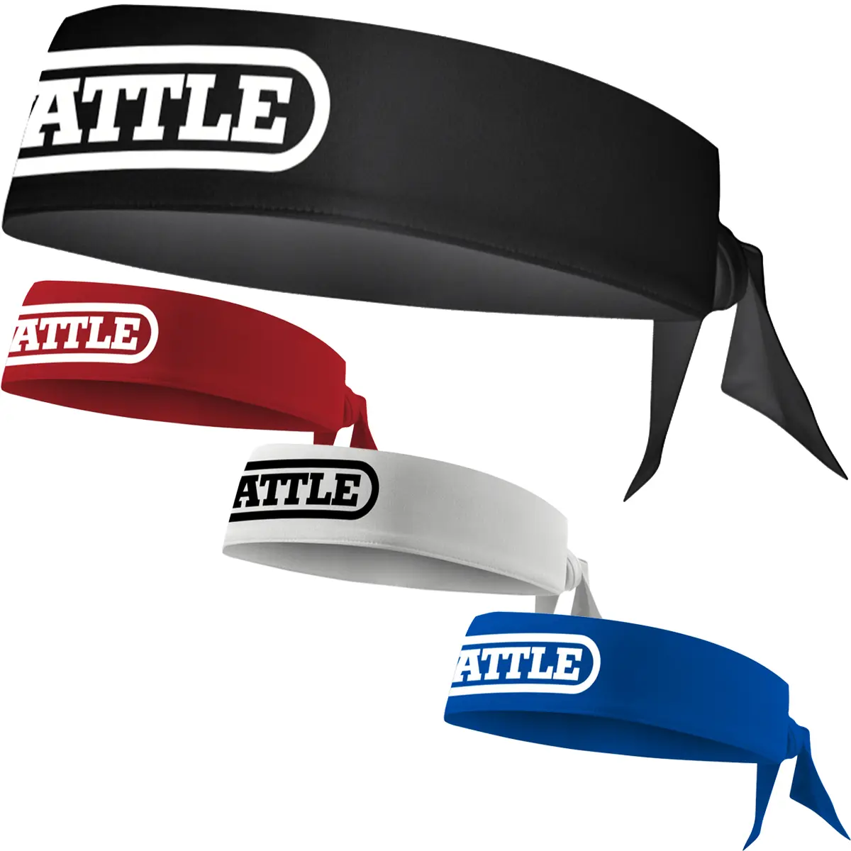 Battle Sports Sports Headband - Moisture-Wicking Sweat Wicking Headband, Adjustable Fitness Sweat Band, One Size for Football Activities