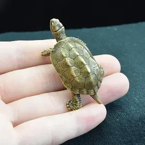 1 count Brass  Turtle Figurine Statue Home Ornaments  Figurines